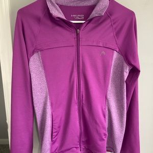 HEAD Purple Zip Up